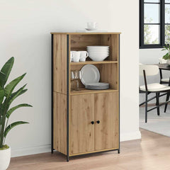 vidaXL Highboard Artisan Oak 62 x 36 x 121.5 cm Engineered Wood 4