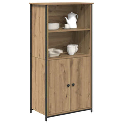 vidaXL Highboard Artisan Oak 62 x 36 x 121.5 cm Engineered Wood 3