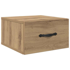 vidaXL Bedside Cabinet 2 pcs Artisan oak 35 x 35 x 20 cm 6