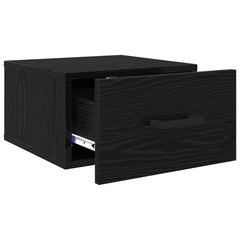 vidaXL Bedside Cabinet 2 pcs Black oak 35 x 35 x 20 cm Engineered Wood 5