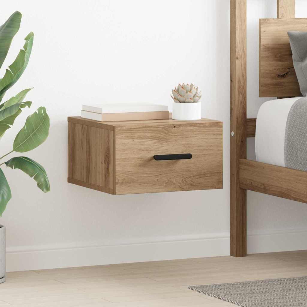 vidaXL Bedside Cabinet 2 pcs 35 x 35 x 20 cm Engineered Wood 1