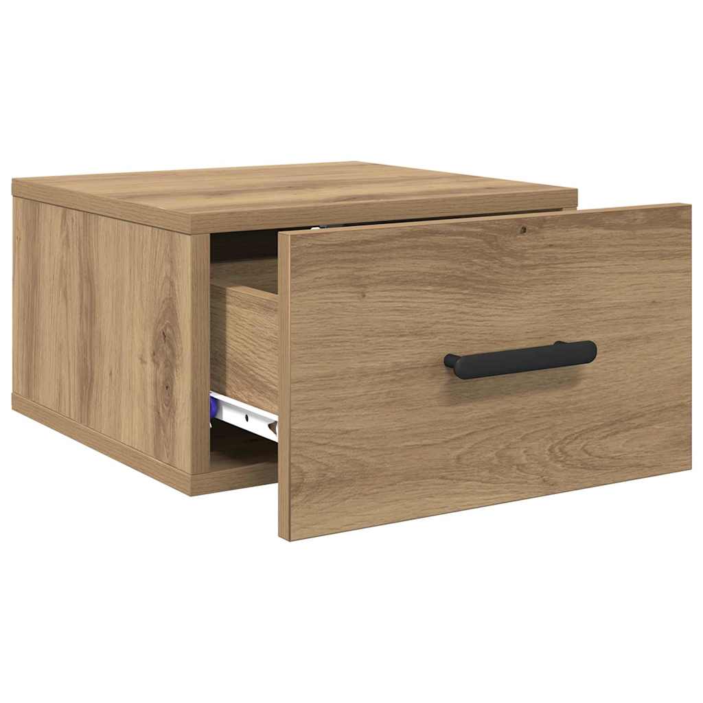 vidaXL Bedside Cabinet 2 pcs 35 x 35 x 20 cm Engineered Wood 5