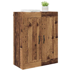 vidaXL Wall Mounted Cabinet Old Wood 69.5 x 34 x 90 cm Engineered Wood 3