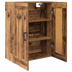 vidaXL Wall Mounted Cabinet Old Wood 69.5 x 34 x 90 cm Engineered Wood 5