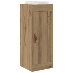 vidaXL Wall Mounted Cabinet Artisan Oak 34.5 x 34 x 90 cm 3