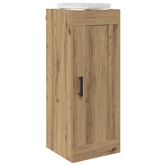 vidaXL Wall Mounted Cabinet Artisan Oak 34.5 x 34 x 90 cm 3
