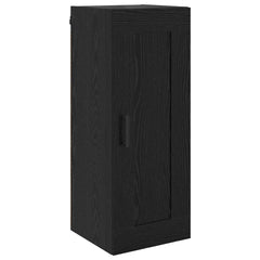 vidaXL Wall Mounted Cabinet Black Oak 34.5 x 34 x 90 cm 2