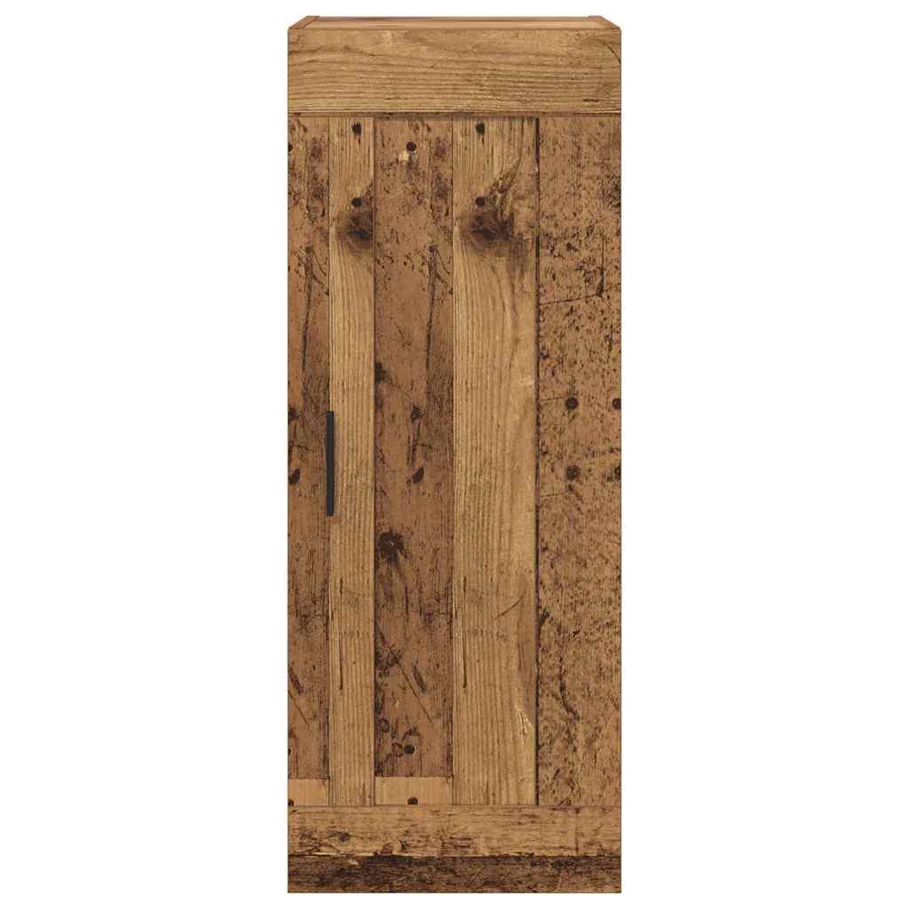 vidaXL Wall Mounted Cabinet Old Wood 34.5 x 34 x 90 cm Engineered Wood 6