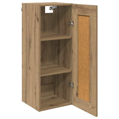 vidaXL Wall Mounted Cabinet Artisan Oak 34.5 x 34 x 90 cm 5