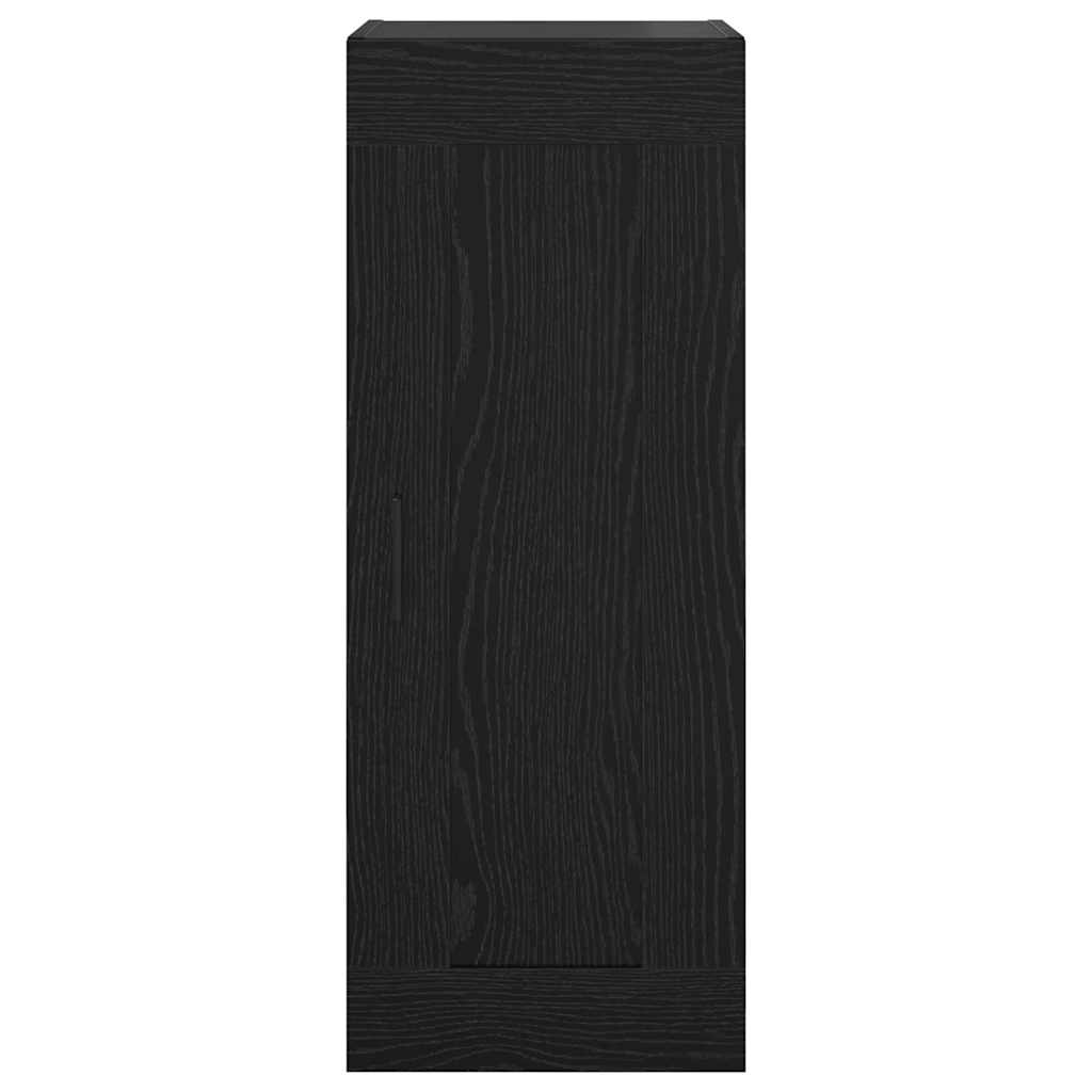 vidaXL Wall Mounted Cabinet Black Oak 34.5 x 34 x 90 cm 6