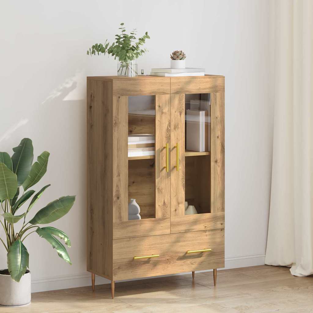 Highboard Engineered Wood in Artisan Oak