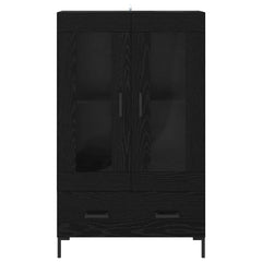 Highboard 69,5x31x115 cm Engineered Wood Black oak
