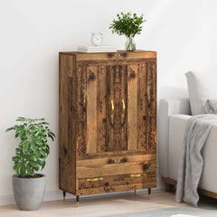 vidaXL Highboard Old Wood 69.5 x 31 x 115 cm Engineered Wood 4