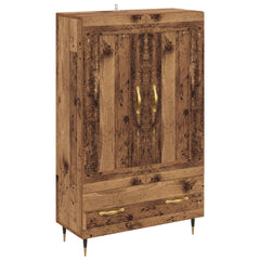 vidaXL Highboard Old Wood 69.5 x 31 x 115 cm Engineered Wood 2