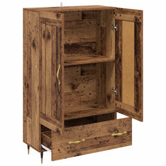 vidaXL Highboard Old Wood 69.5 x 31 x 115 cm Engineered Wood 5