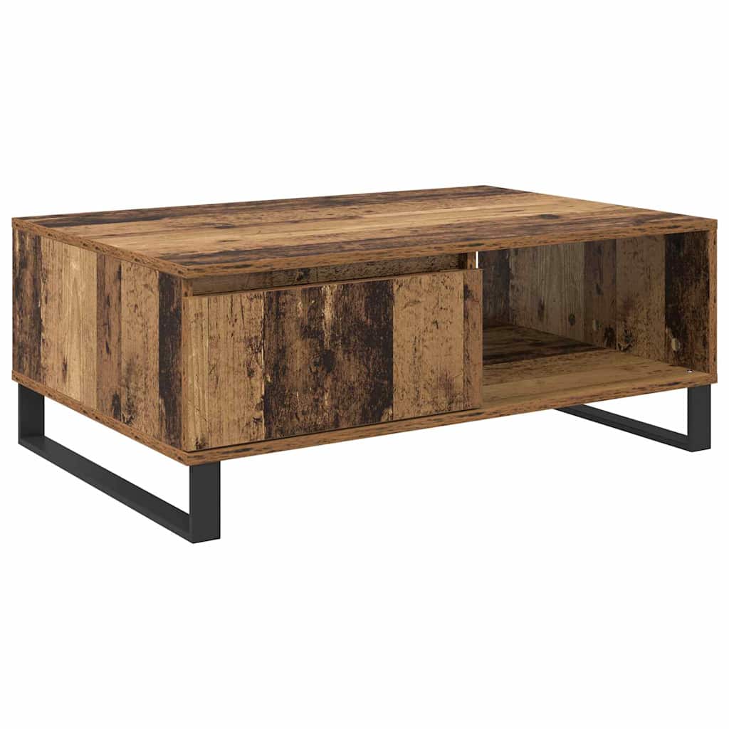 vidaXL Coffee Table Old Wood 90 x 60 x 35 cm Engineered Wood 2