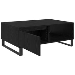 vidaXL Coffee Table Black Oak 90 x 60 x 35 cm Engineered Wood 5