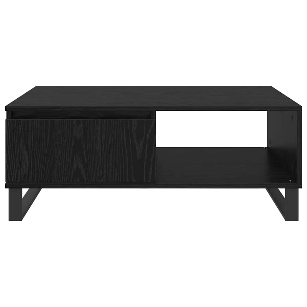 vidaXL Coffee Table Black Oak 90 x 60 x 35 cm Engineered Wood 6