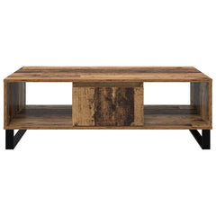 vidaXL Coffee Table Old Wood 104 x 60 x 35 cm Engineered Wood 6