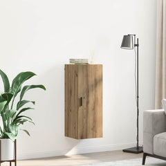 vidaXL Wall Mounted Cabinet Artisan Oak 34.5 x 34 x 90 cm 4