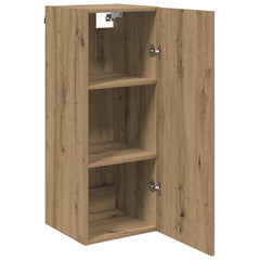 vidaXL Wall Mounted Cabinet Artisan Oak 34.5 x 34 x 90 cm 5