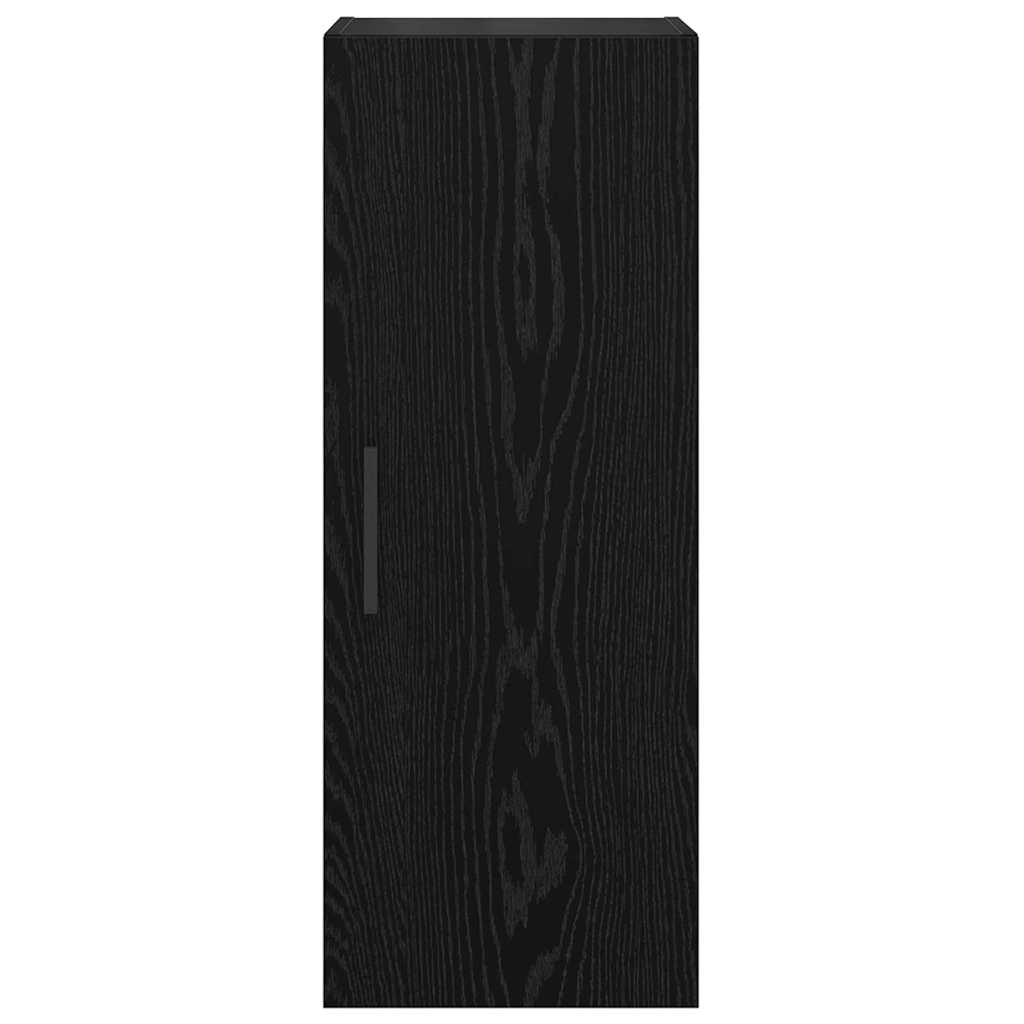 vidaXL Wall Mounted Cabinet Black Oak 34.5 x 34 x 90 cm 6