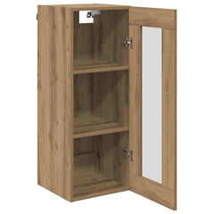 vidaXL Wall Mounted Cabinet Artisan Oak 34.5 x 34 x 90 cm 5