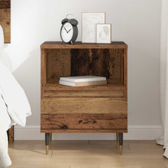 vidaXL Bedside Cabinet Old Wood 40 x 35 x 50 cm Engineered Wood 4