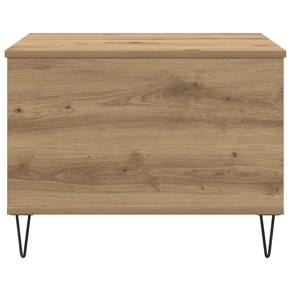 vidaXL Coffee Table Artisan Oak 60 x 44.5 x 45 cm Engineered Wood 6