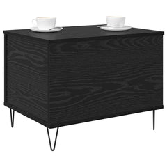 vidaXL Coffee Table Black Oak 60 x 44.5 x 45 cm Engineered Wood 3