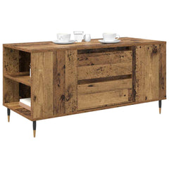 vidaXL Coffee Table Old Wood 102 x 44.5 x 50 cm Engineered Wood 3