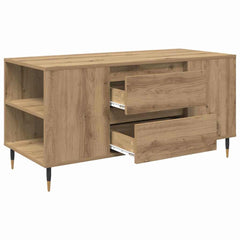 vidaXL Coffee Table Artisan Oak 102 x 44.5 x 50 cm Engineered Wood 5