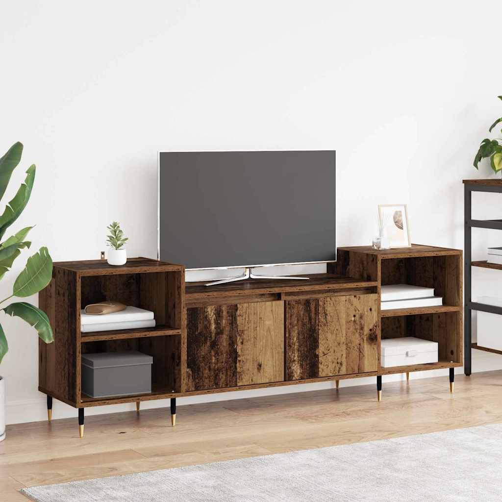 TV Cabinet 160x35x55 cm Engineered Wood Old wood