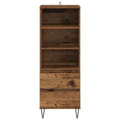 vidaXL Highboard Old Wood 40 x 36 x 110 cm Engineered Wood 6