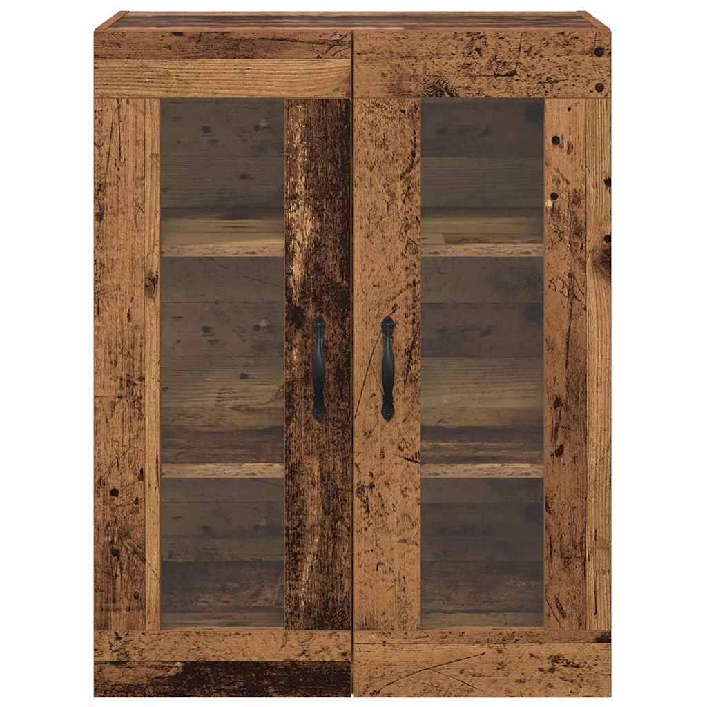 vidaXL Wall Mounted Cabinet Old Wood 69.5 x 34 x 90 cm 6
