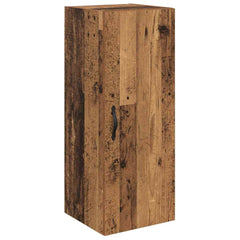 vidaXL Wall Mounted Cabinet Old Wood 34.5 x 34 x 90 cm Engineered Wood 2