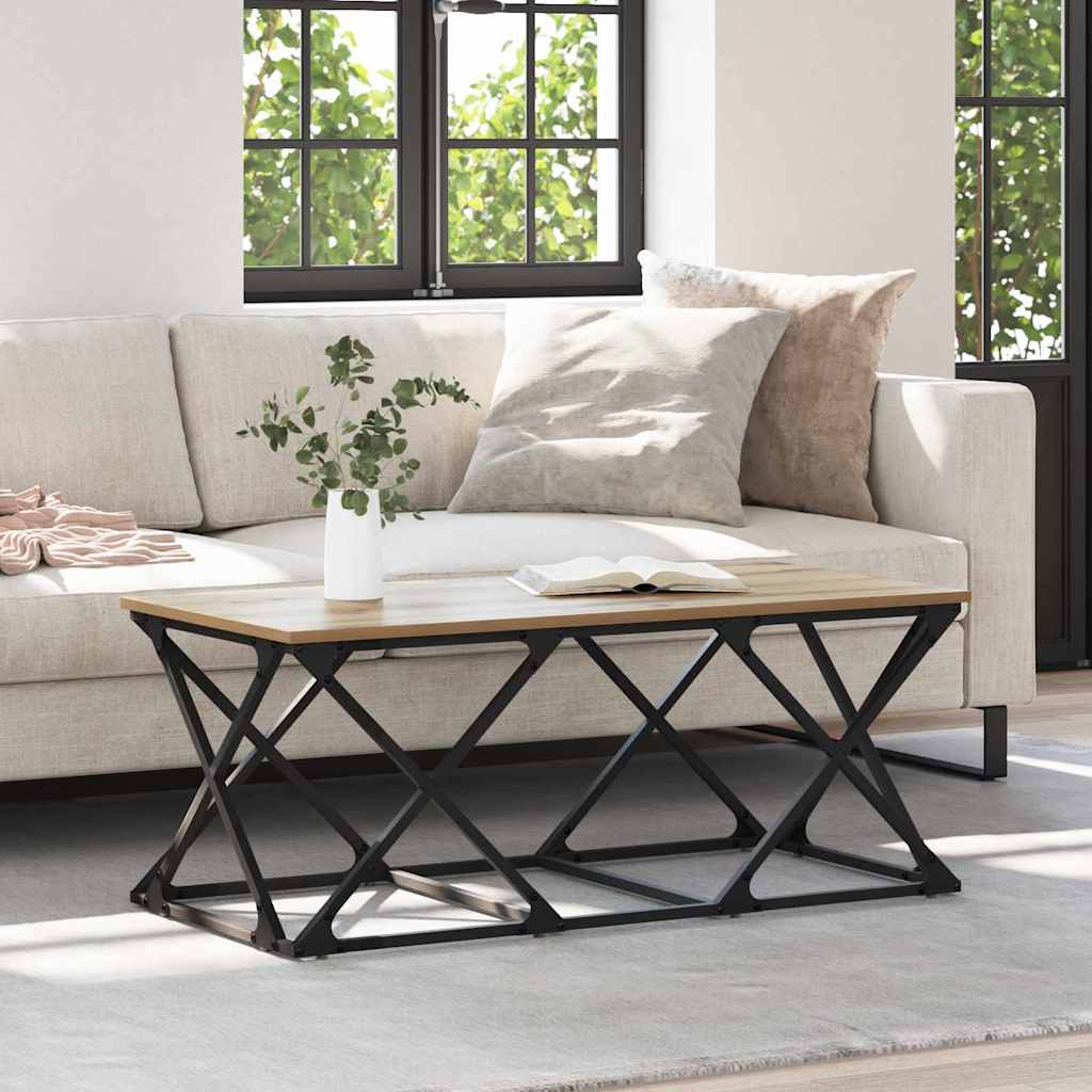 vidaXL Coffee Table Artisan Oak 100 x 49 x 40 cm Engineered Wood 1