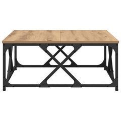 vidaXL Coffee Table Artisan Oak 70 x 70 x 30 cm Engineered Wood 6