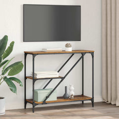 vidaXL Console Table Old Wood 88.5 x 30 x 75 cm Engineered Wood 4