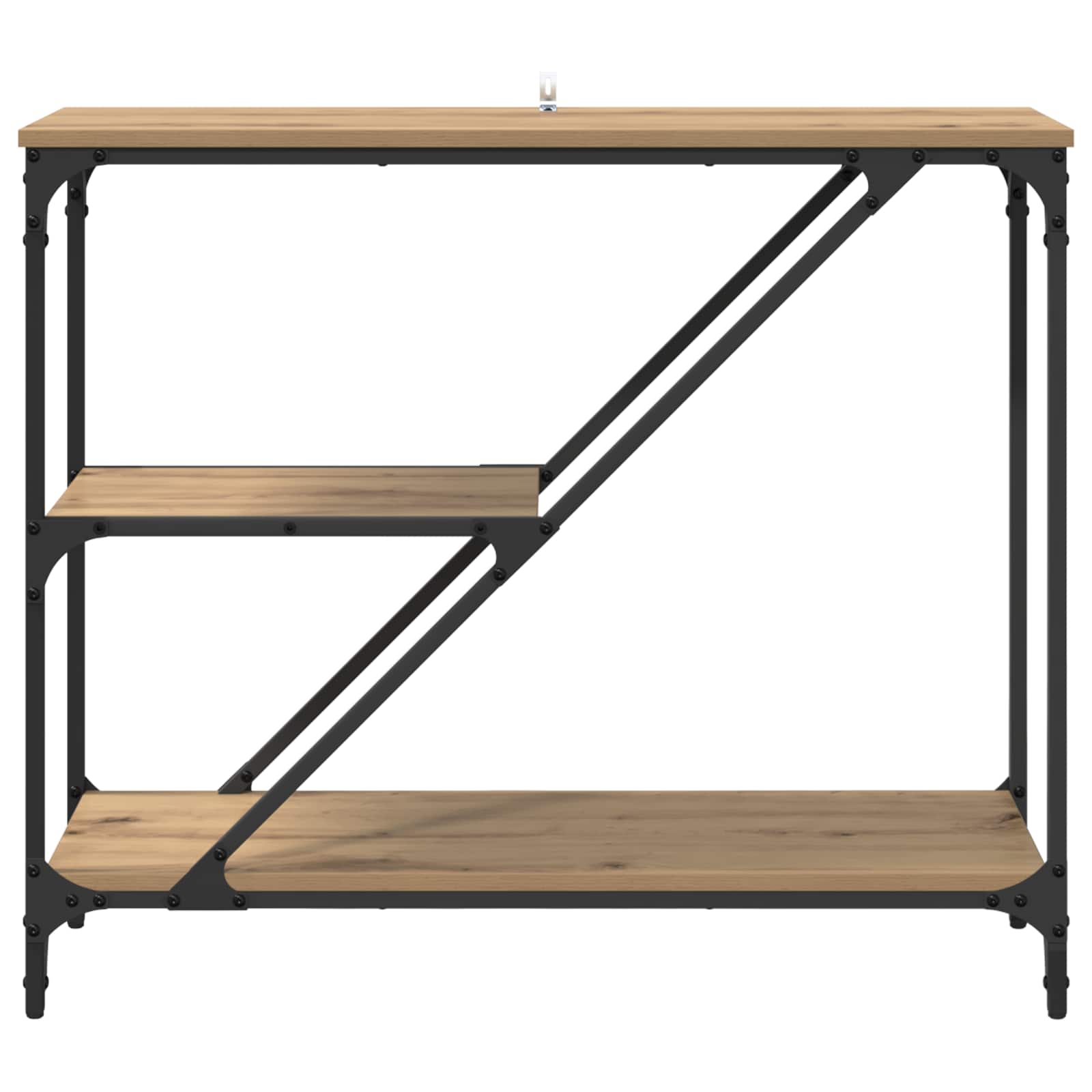 vidaXL Console Table Artisan Oak 88.5 x 30 x 75 cm Engineered Wood 5
