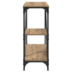vidaXL Console Table Artisan Oak 88.5 x 30 x 75 cm Engineered Wood 6