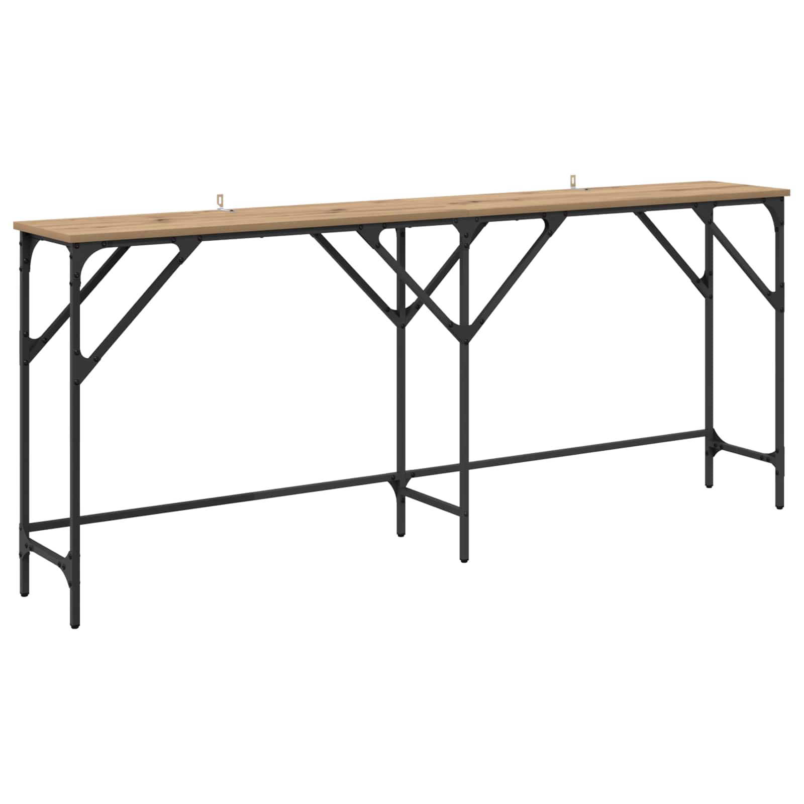 vidaXL Console Table Artisan Oak 180 x 30 x 75 cm Engineered Wood 2