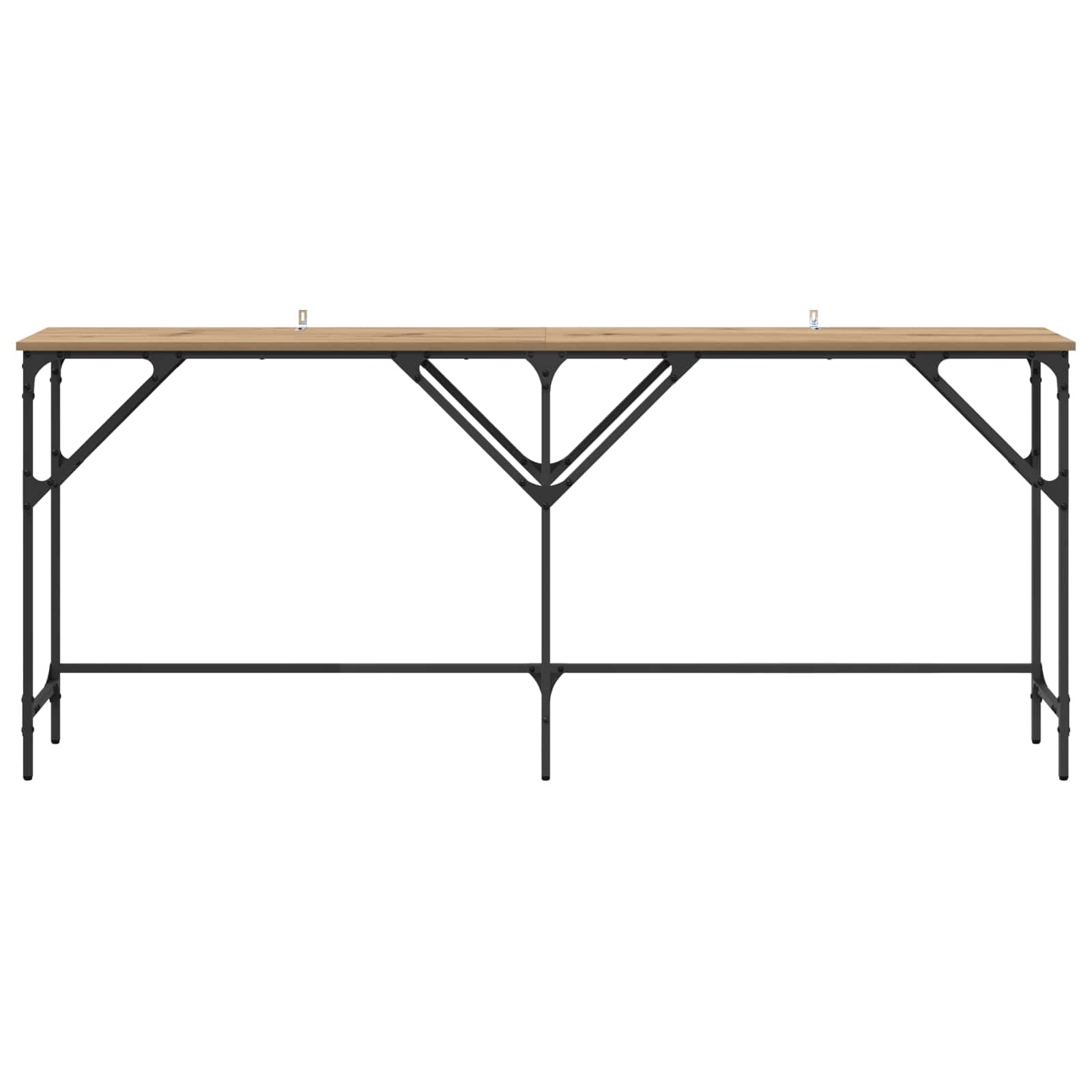 vidaXL Console Table Artisan Oak 180 x 30 x 75 cm Engineered Wood 5