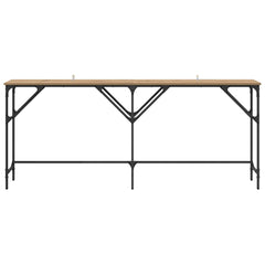 vidaXL Console Table Artisan Oak 180 x 30 x 75 cm Engineered Wood 5