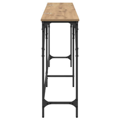 vidaXL Console Table Artisan Oak 180 x 30 x 75 cm Engineered Wood 6