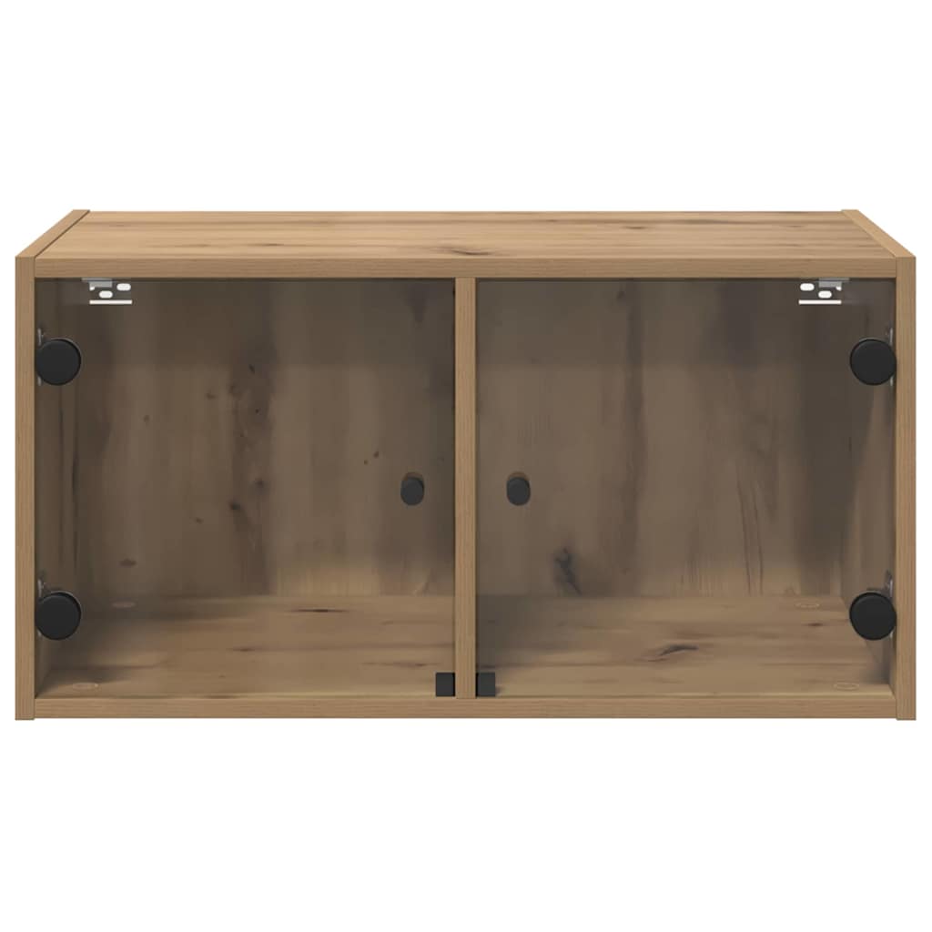 vidaXL Wall Cabinet 68 x 37 x 35 cm Engineered Wood Artisan Oak 6