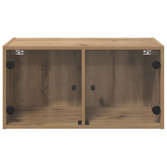 vidaXL Wall Cabinets 2 pcs 68 x 37 x 35 cm Engineered Wood Artisan Oak 6