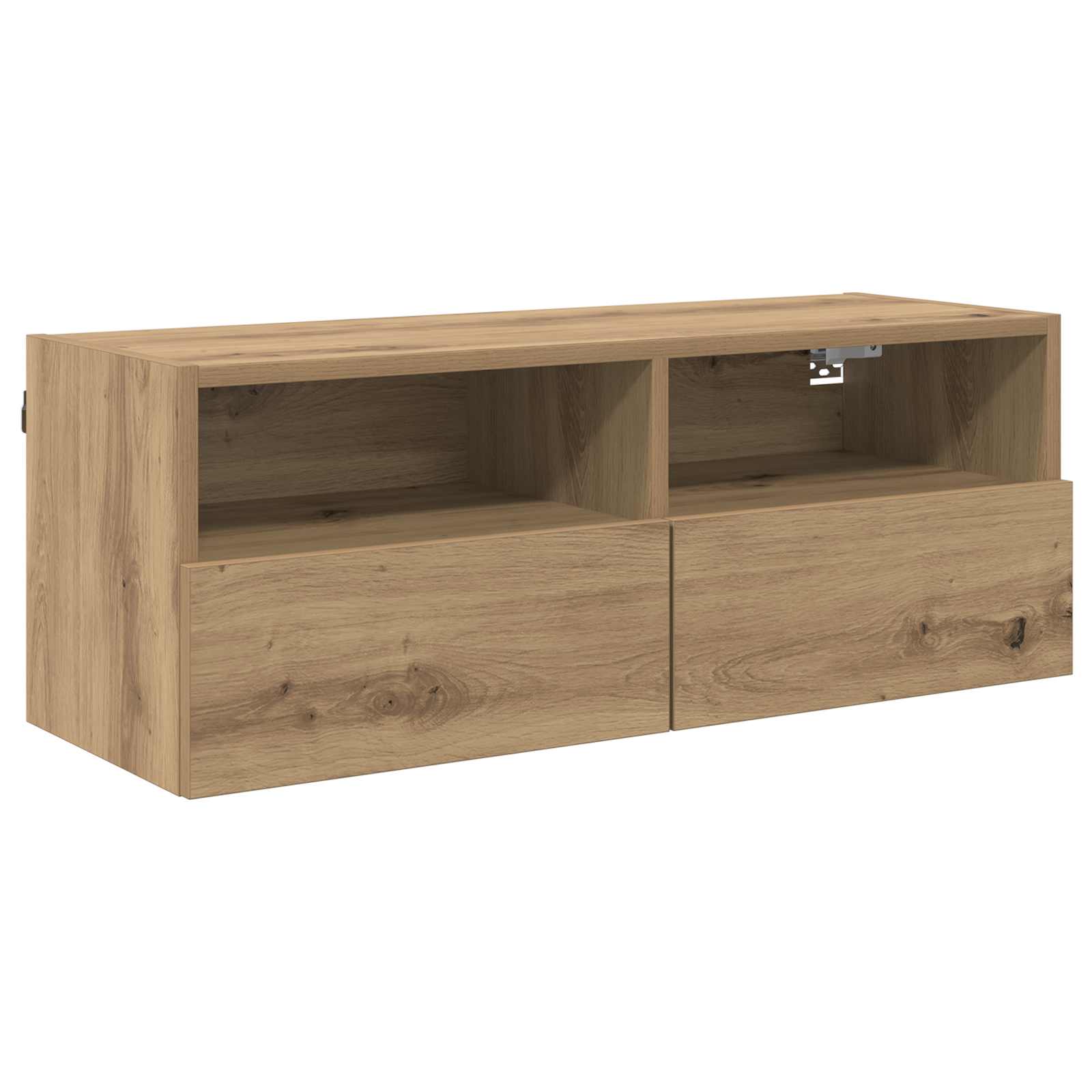 vidaXL TV Wall Cabinets 2 pcs Artisan Oak Engineered Wood 5