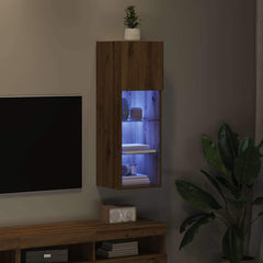 vidaXL Wall-mounted TV Cabinet 30.5 x 30 x 90 cm Artisan Oak 5