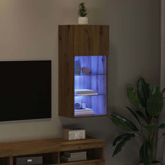 vidaXL Wall-mounted TV Cabinet 40.5 x 30 x 90 cm Artisan Oak 5
